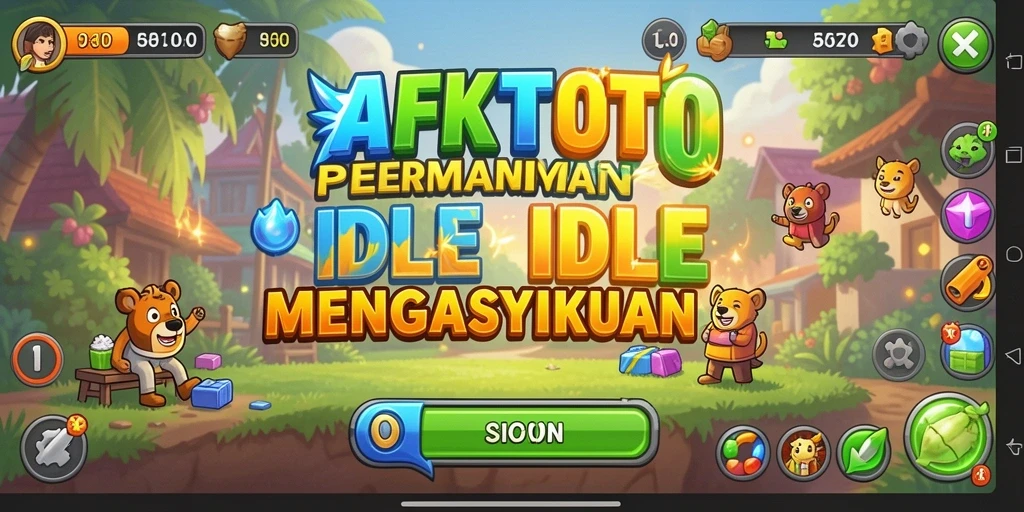Tampilan gameplay AFKTOTO yang menarik dan santai.