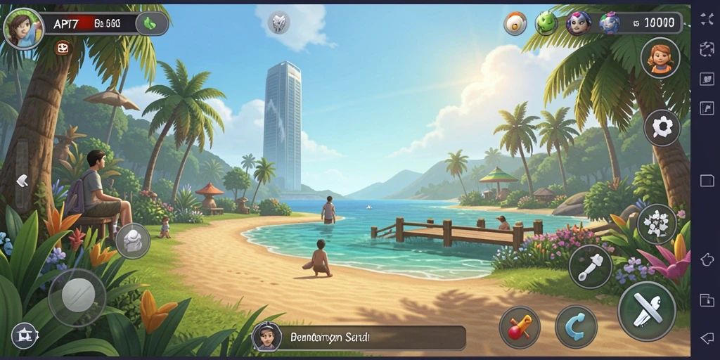 Tampilan gameplay API77 yang ceria dan mengasyikkan.