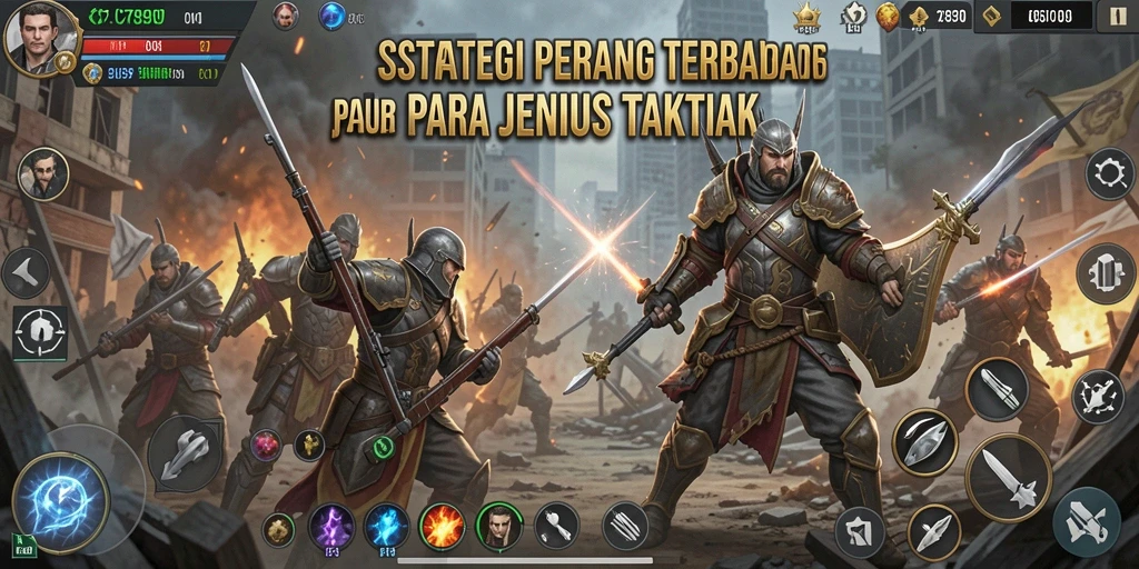 Screenshot gameplay C7890 menampilkan momen strategis yang menegangkan.