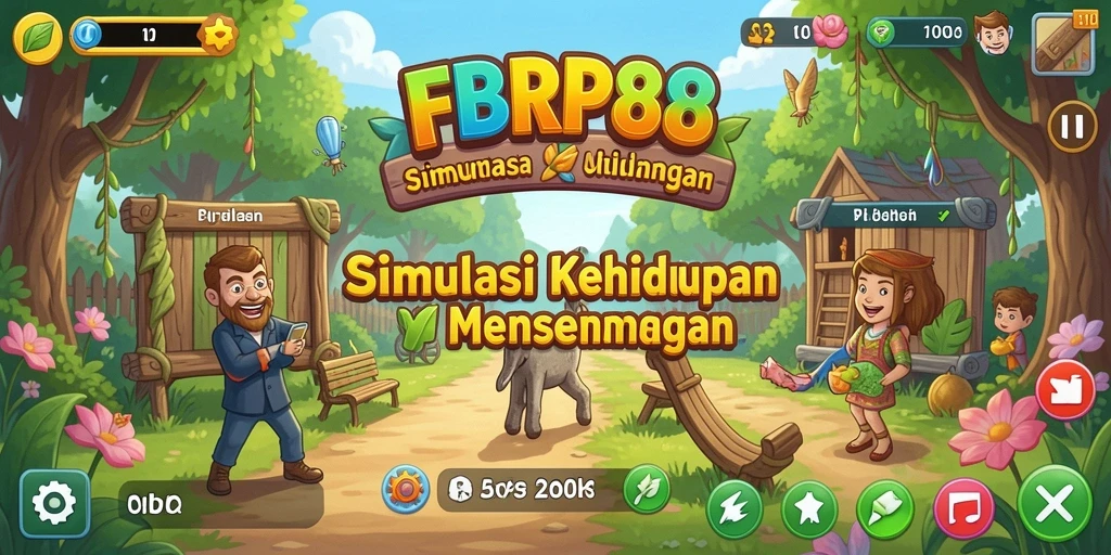 Screenshot FBRP88 menunjukkan gameplay kehidupan yang mendalam.