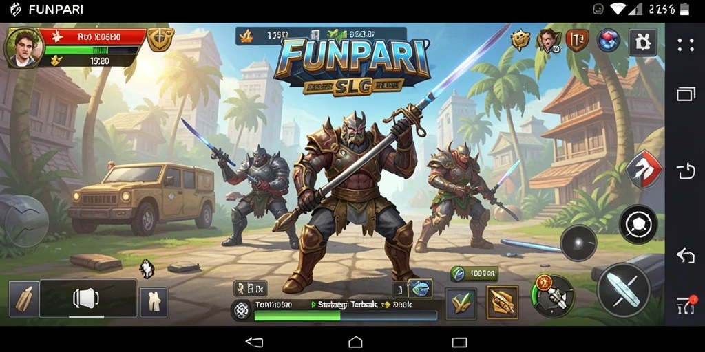 Tampilan gameplay <strong>FUNPARI</strong> yang mendebarkan dengan elemen strategi.