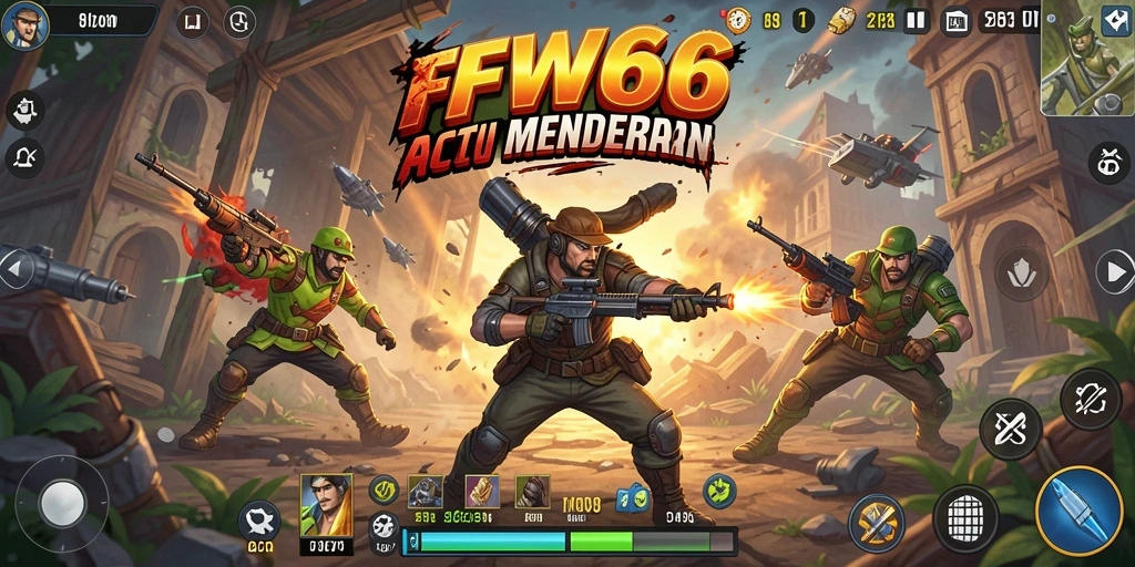 Tangkapan layar utama FW66 menampilkan aksi mendebarkan dalam gameplay.
