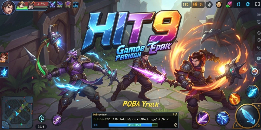Tangkapan layar menunjukkan gameplay seru dan strategi dalam HIT9.