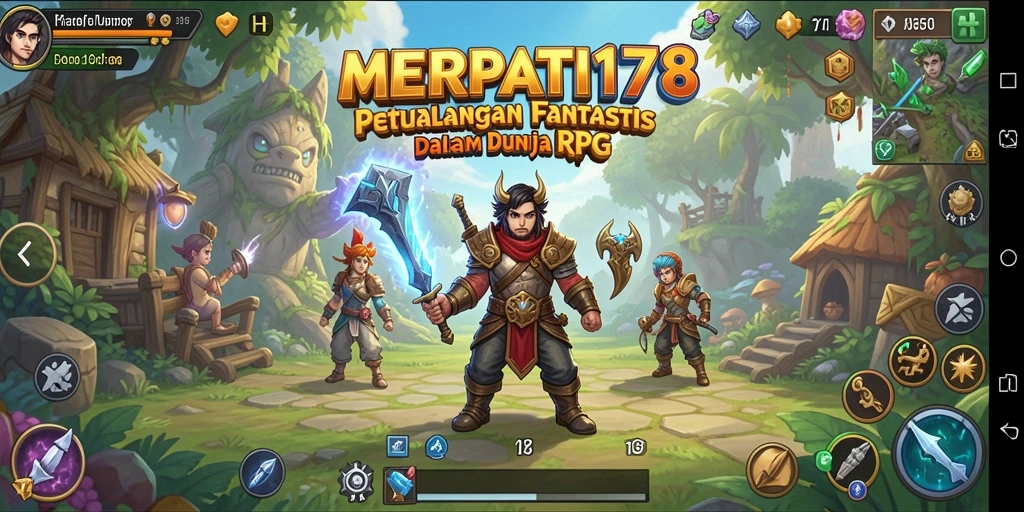 Tampak aksi seru dalam dunia RPG MERPATI178.