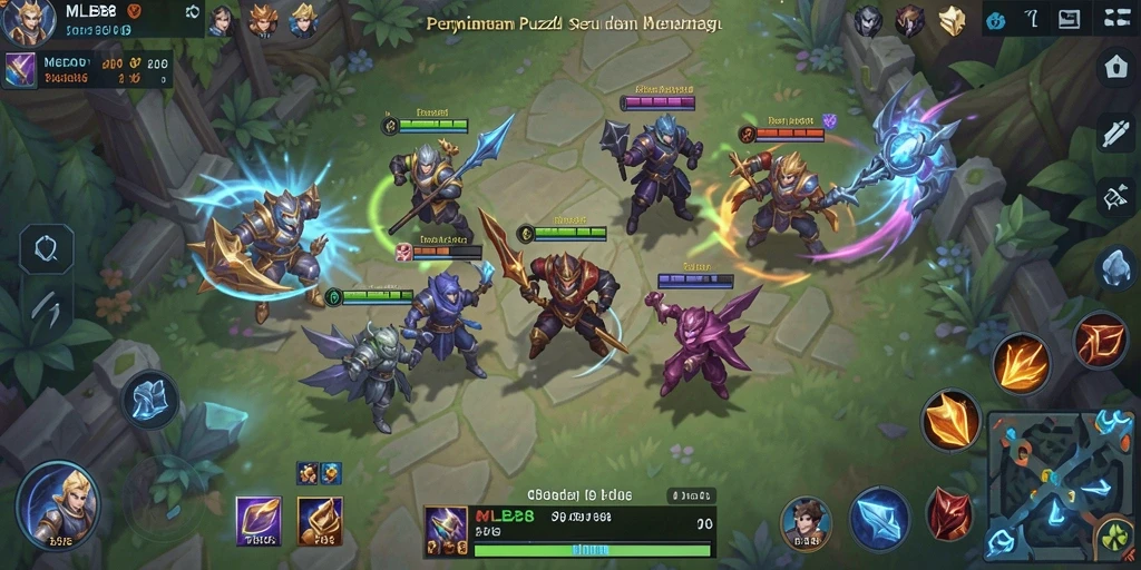 Screenshot gameplay MLBB8 menampilkan tantangan puzzle yang menarik.