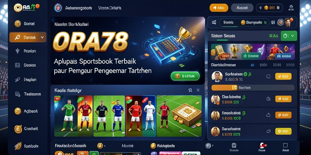 Tampilan antarmuka pengguna ORA78 yang menarik dan informatif.