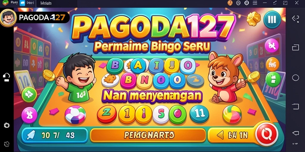 Screenshot utama PAGODA127 menampilkan gameplay seru Bingo.