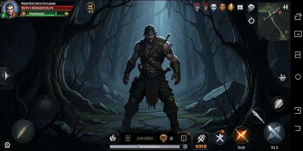 Cuplikan gameplay RUPIAHTOTO dengan suasana mencekam dan menegangkan.
