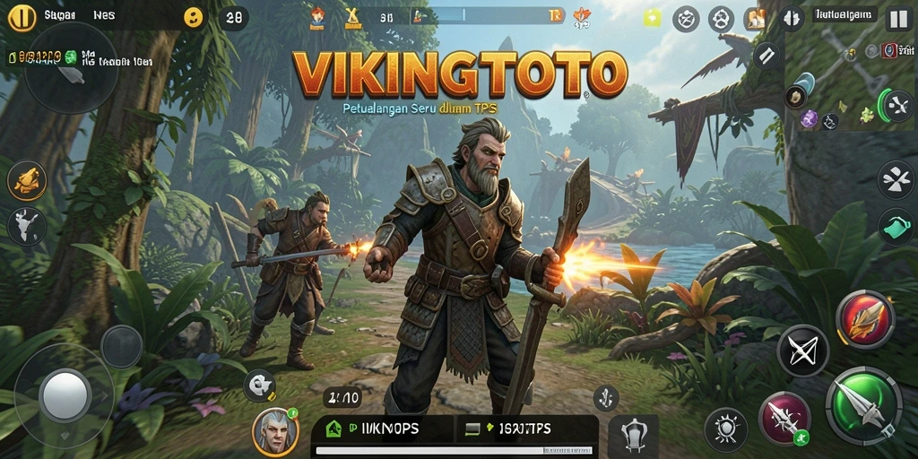 Tampilan action luar biasa dari gameplay VIKINGTOTO.