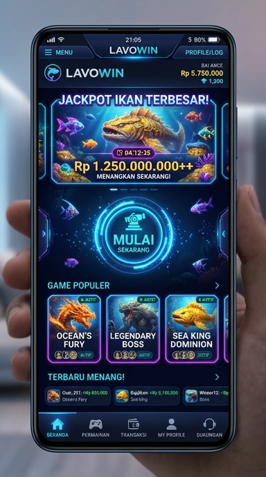 Antarmuka pengguna dari lavowin yang intuitif dan mudah digunakan.